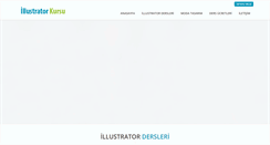 Desktop Screenshot of illustrator-kursu.com